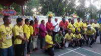 Parade Barisan Kuning Relawan Garuda Nusantara Atas Kemenangan BTM-YB Sebagai Gubernur dan Wakil Gubernur Papua Periode 2024-2029