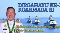 Koarmada RI di Bawah Laksdya Denih Hendrata: Tangguh di Laut, Berprestasi di Darat