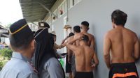 Bersama APH Rutan Rengat Kembali Gelar Penggeledahan Kamar dan Tes Urine Warga Binaan