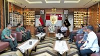 Pererat Hubungan Silaturahmi, Pangdam XIV/Hsn Terima Kunjungan Kakanwil Ditjenpas