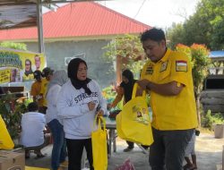 HUT Ke-61, Partai Golkar Lutra Gelar Pasar Murah, Jual Bahan Pokok Harga Terjangkau untuk Masyarakat