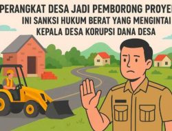 Perangkat Desa atau Keluarga Jadi Pemborong Proyek…? Ini Risiko Hukum dan Jerat Pidananya