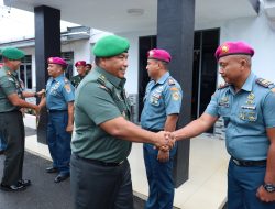 Kasdam I/BB Melakukan Kunjungan ke Yon Kopasgat 469, Satuan Brimob Polda Sumut, dan Yonmarhanlan I Belawan