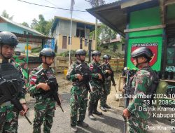 Pos Kramamongga Laksanakan Pengamanan Hari Raya Natal di Gereja Santo Petrus