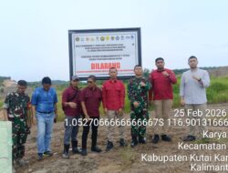 Satgas Penertiban Kawasan Hutan Pasang Plang di Lahan Eks Tambang di Samboja Barat