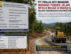 PT Praja Inti Mandiri Menang Tender Jalan Rp33,8 Miliar di Mahulu, Selisih Penawaran Kian Menyempit