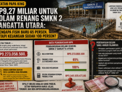 Catatan Papa King : Rp9,27 Miliar Kolam Renang SMKN 2 Sangatta Utara: Fisik Baru 65 Persen, Keuangan Sudah 100 Persen