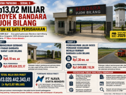 Catatan Papaking :  Rp13,02 Miliar Proyek Bandara Ujoh Bilang Jatuh ke Satu Perusahaan