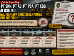 Catatan Papa King: PT SKN, PT AC, PT PSA, PT KBB, dan KSU KD: Kewajiban Apa yang Sebenarnya Belum Dipenuhi?