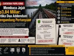 Catatan Papa King : Membaca Jejak Rp3,84 Miliar: Ketika Dua Addendum Mengundang Pertanyaan