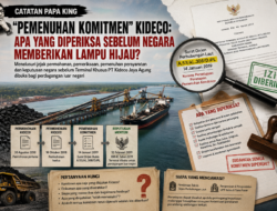 Catatan Papa King : “Pemenuhan Komitmen” Kideco, Apa yang Diperiksa Sebelum Negara Memberikan Lampu Hijau?